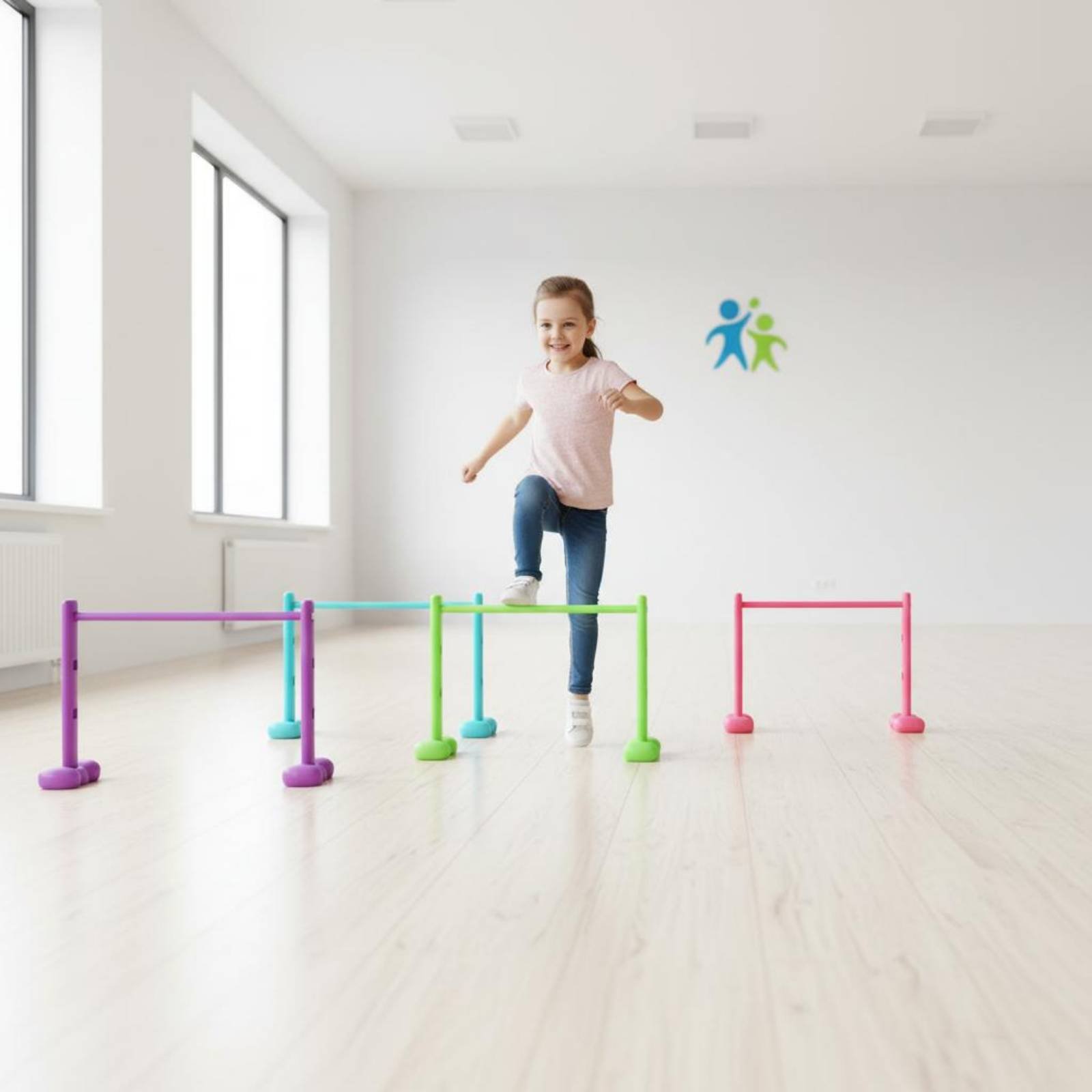 Agility Hurdle Set - ชุดอุโมงค์คลาน 4 ชิ้น ชุดอุปกรณ์กีฬาสำหรับเด็ก แข็งแรง ทนทาน