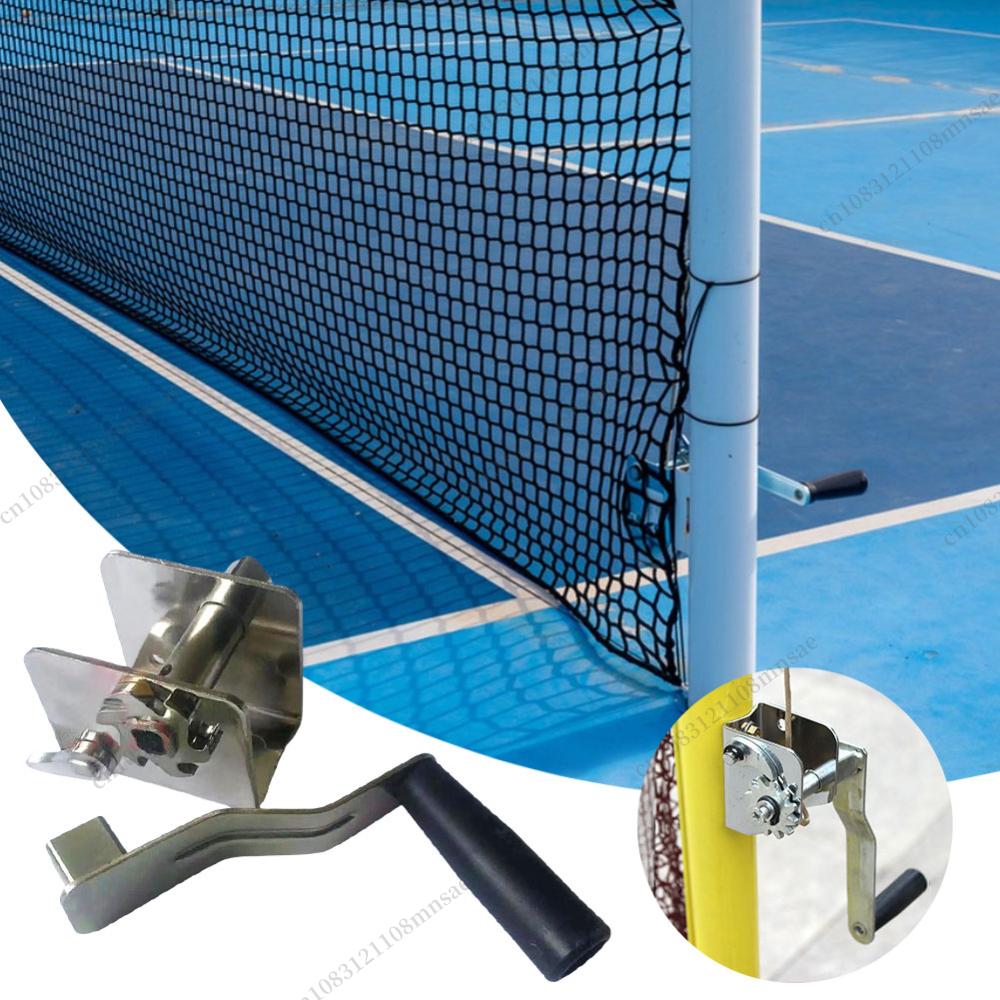 Sports Equipment Tennis - อุปกรณ์ปรับแรงตึงตาข่ายกีฬา สำหรับฝึกซ้อมวอลเลย์บอล แบดมินตัน เทนนิส และกีฬาอื่นๆ ที่ใช้กับเสาตาข่ายกลางแจ้ง