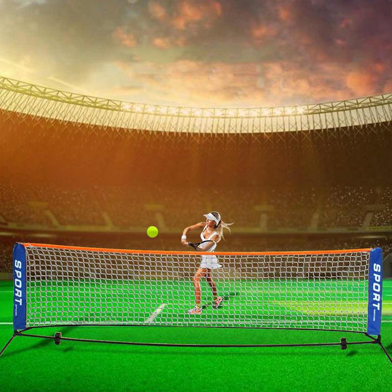 Sports Equipment Tennis - แบดมินตันสุทธิปรับความสูงแบบพกพากีฬาสุทธิเทนนิสอุปกรณ์กีฬาฟิตเนสการฝึกอบรมตาข่ายสําหรับ Beach Garden