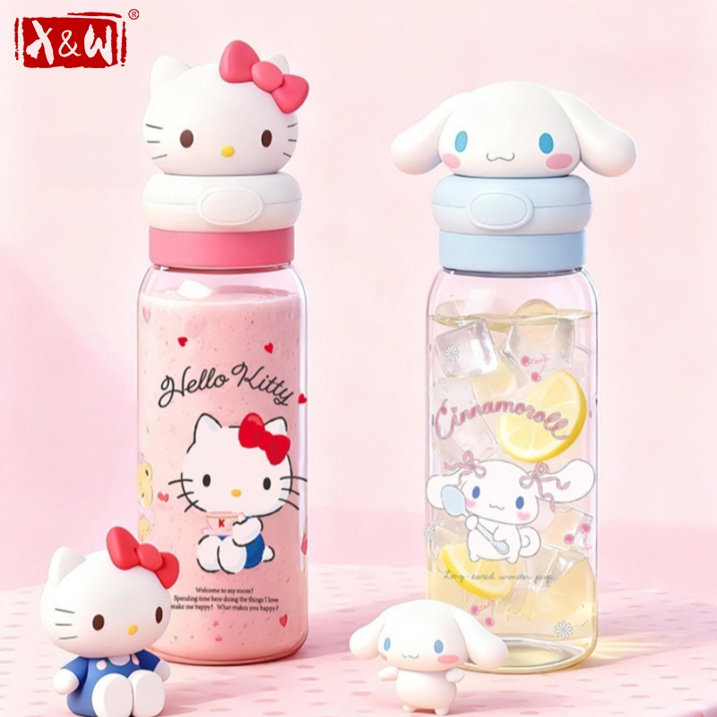 Xin Sports Equipment - แก้วน้ำ X&W Sanrio 550 มล. ลายการ์ตูน