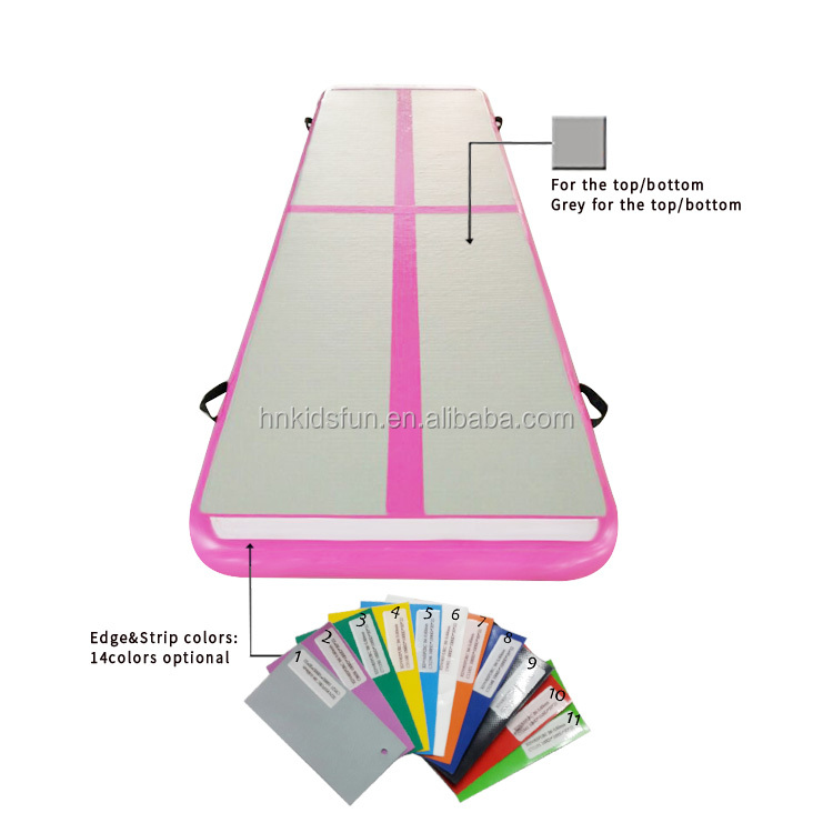 Tumbling Air Track - แผ่นรองออกกำลังกายเป่าลม Airtracks สำหรับยิมนาสติก แอร์ฟลอร์ แผ่นรองตีลังกาสำหรับนักยิมนาสติกแอโรบิก แผ่นรองลมเป่าลม