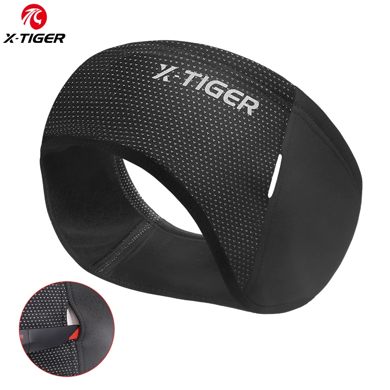 Xin Sports Equipment - X-TIGER ขี่จักรยานหมวกที่คาดผมกลางแจ้งหมวกกันลมหมวกขนแกะอบอุ่นในฤดูหนาวอุปกรณ์จักรยานผ้าปิดหน้ากีฬา Sweatband