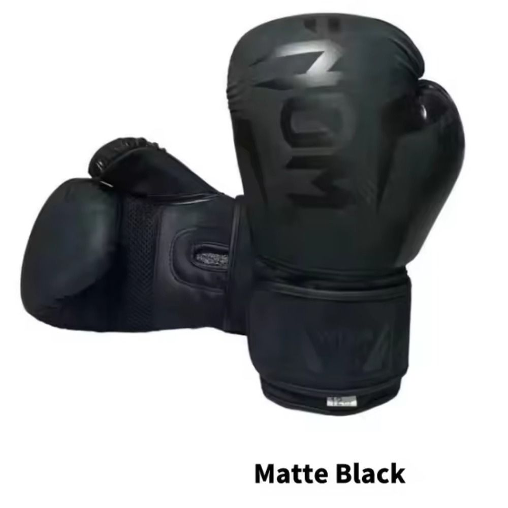 Boxing Glove Set - 6/8/10/12/16Oz เด็กผู้ใหญ่ถุงมือมวย PU Breathable Professional Sanda