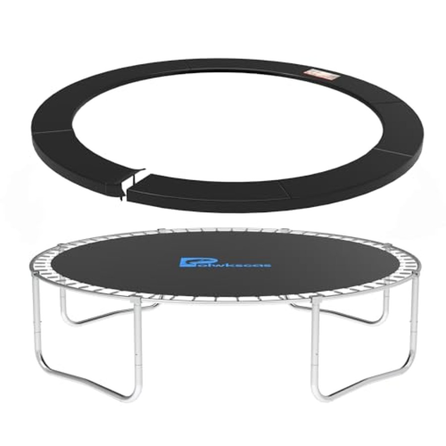 Trampoline Spring Cover - แผ่นรองแทรมโพลีนสำหรับแทรมโพลีนทรงกลมขนาด 10-16 ฟุต วัสดุ PVC ทนทาน