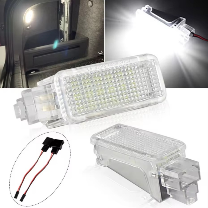 Sports Equipment Organizer Garage - ไฟ LED สำหรับส่องสว่างใต้ที่นั่งและในกล่องเก็บของท้ายรถ สำหรับรถยนต์ Skoda Fabia