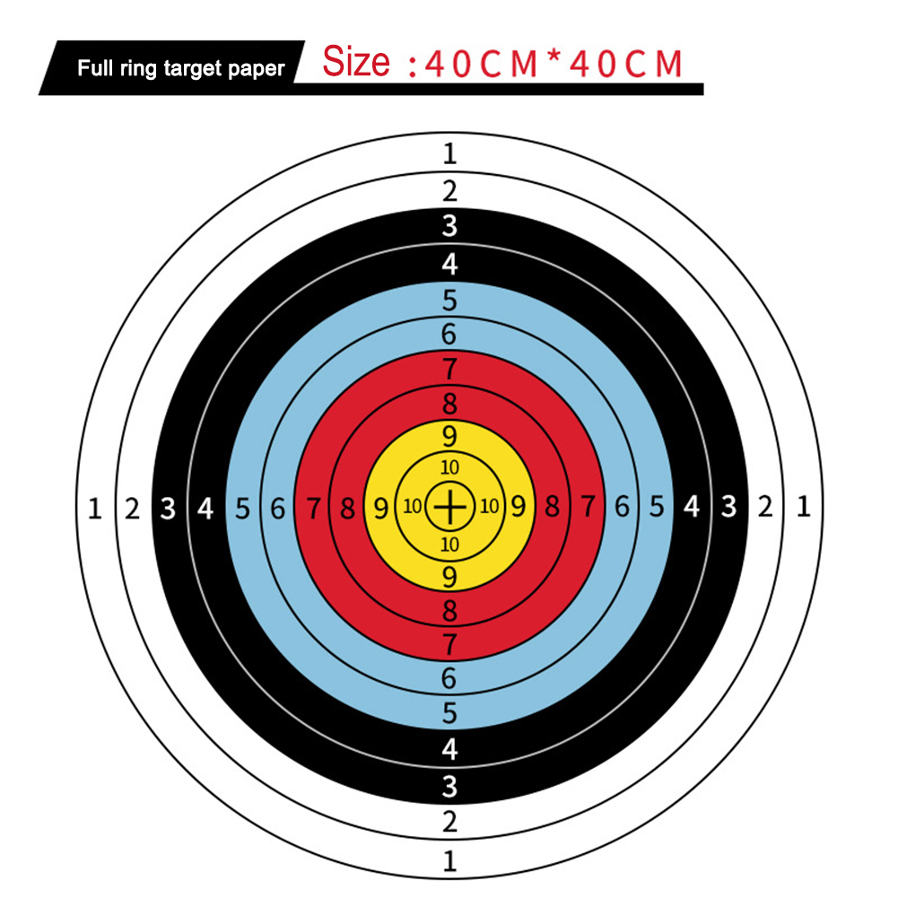 เป้ากระดาษสำหรับยิงธนู ขนาด 40 - Archery Target Face บทวิจารณ์และราคา