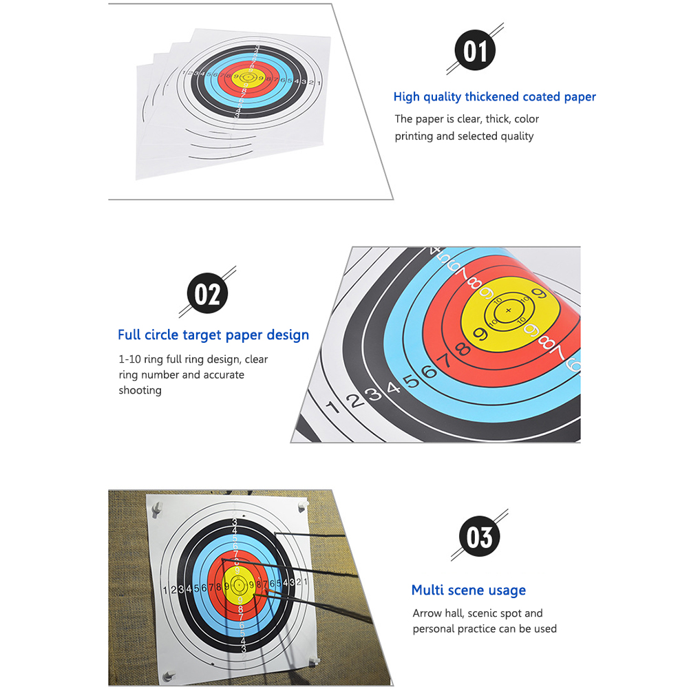 เป้ากระดาษสำหรับยิงธนู ขนาด 40 - Archery Target Face บทวิจารณ์และราคา