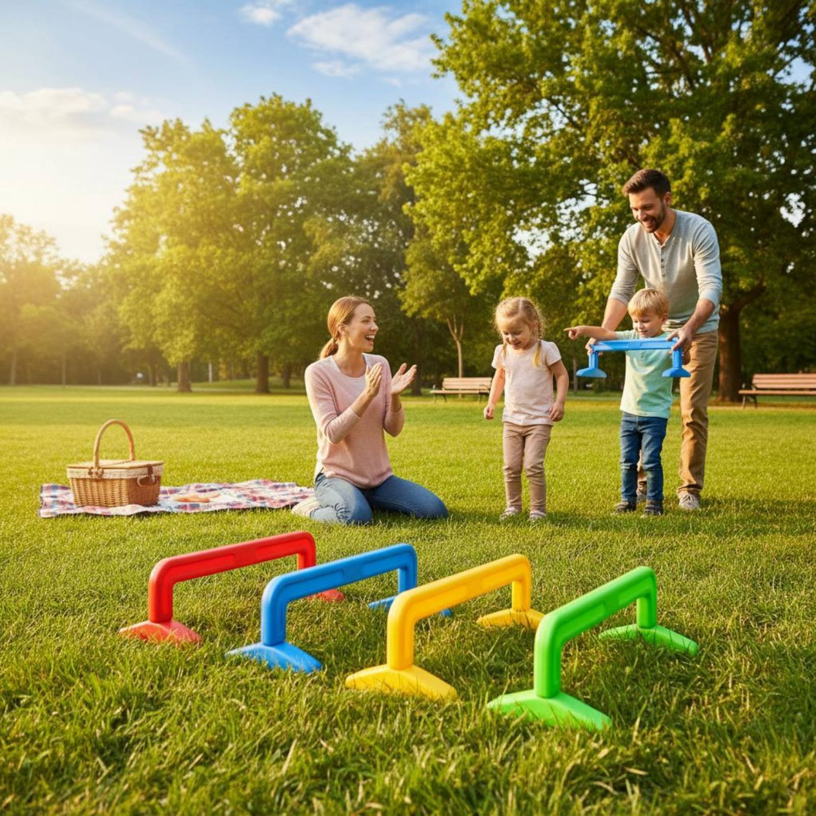 ชุดอุโมงค์คลาน 4 ชิ้น ชุดอุปกร - Agility Hurdle Set บทวิจารณ์และราคา