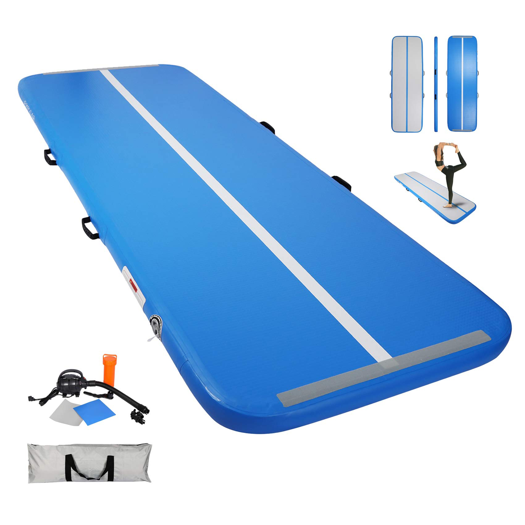แผ่นรองลมสำหรับออกกำลังกาย ยิม - Tumbling Air Track บทวิจารณ์และราคา