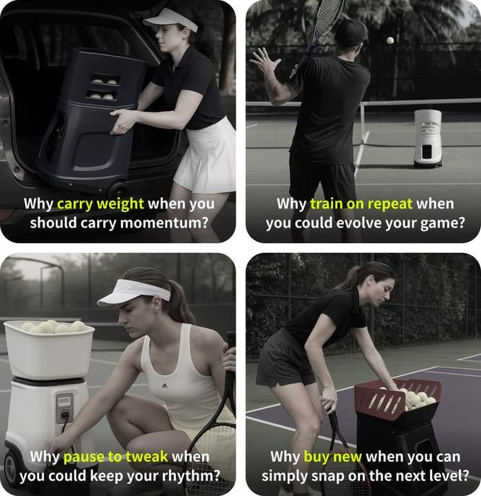 เครื่องยิงลูกเทนนิส Tenniix ระ - Sports Equipment Tennis บทวิจารณ์และราคา
