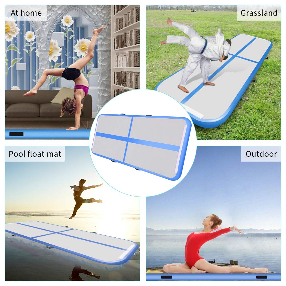 เสื่อยิมพองหลายขนาดการออกกําลั - Tumbling Air Track บทวิจารณ์และราคา