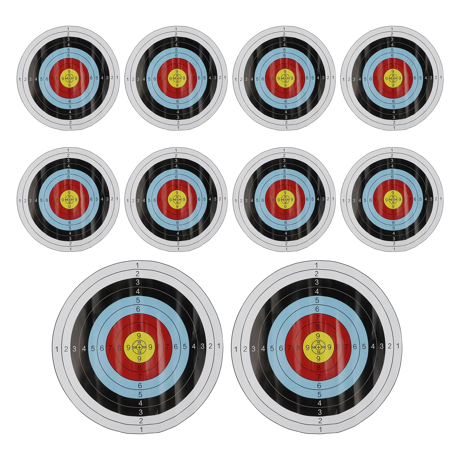 10 PC 40x40 ซม.ยิงธนูเป้าหมายก - Archery Target Face บทวิจารณ์และราคา