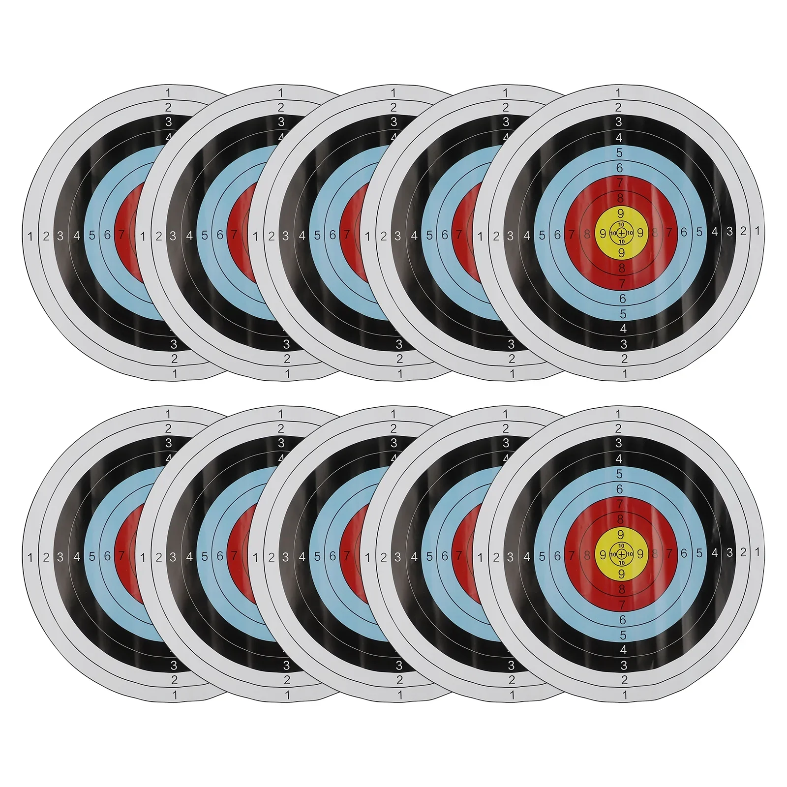 10 PC 40x40 ซม.ยิงธนูเป้าหมายก - Archery Target Face บทวิจารณ์และราคา