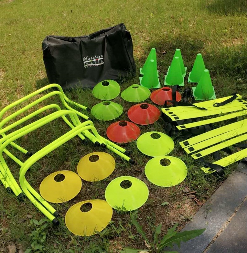 บันไดฝึกความคล่องตัวและกรวยสำห - Agility Hurdle Set บทวิจารณ์และราคา