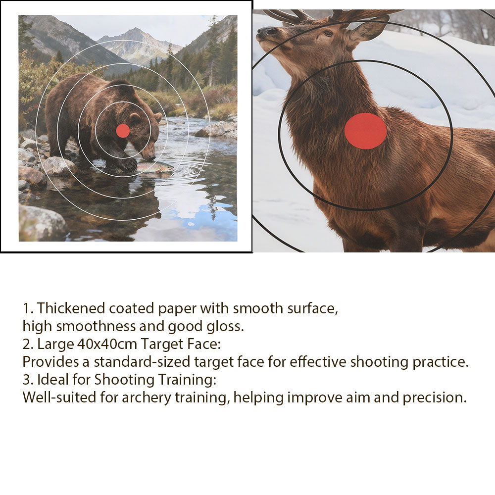 เป้ากระดาษสำหรับยิงปืน ขนาด 40 - Archery Target Face บทวิจารณ์และราคา