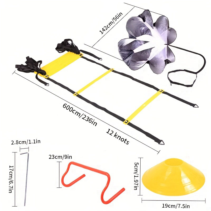 เชือกกระโดด set Training บันได - Agility Hurdle Set บทวิจารณ์และราคา