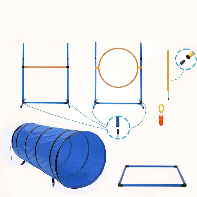 อุปกรณ์ฝึกสุนัขของ Amazon ชุดฝ - Agility Hurdle Set บทวิจารณ์และราคา