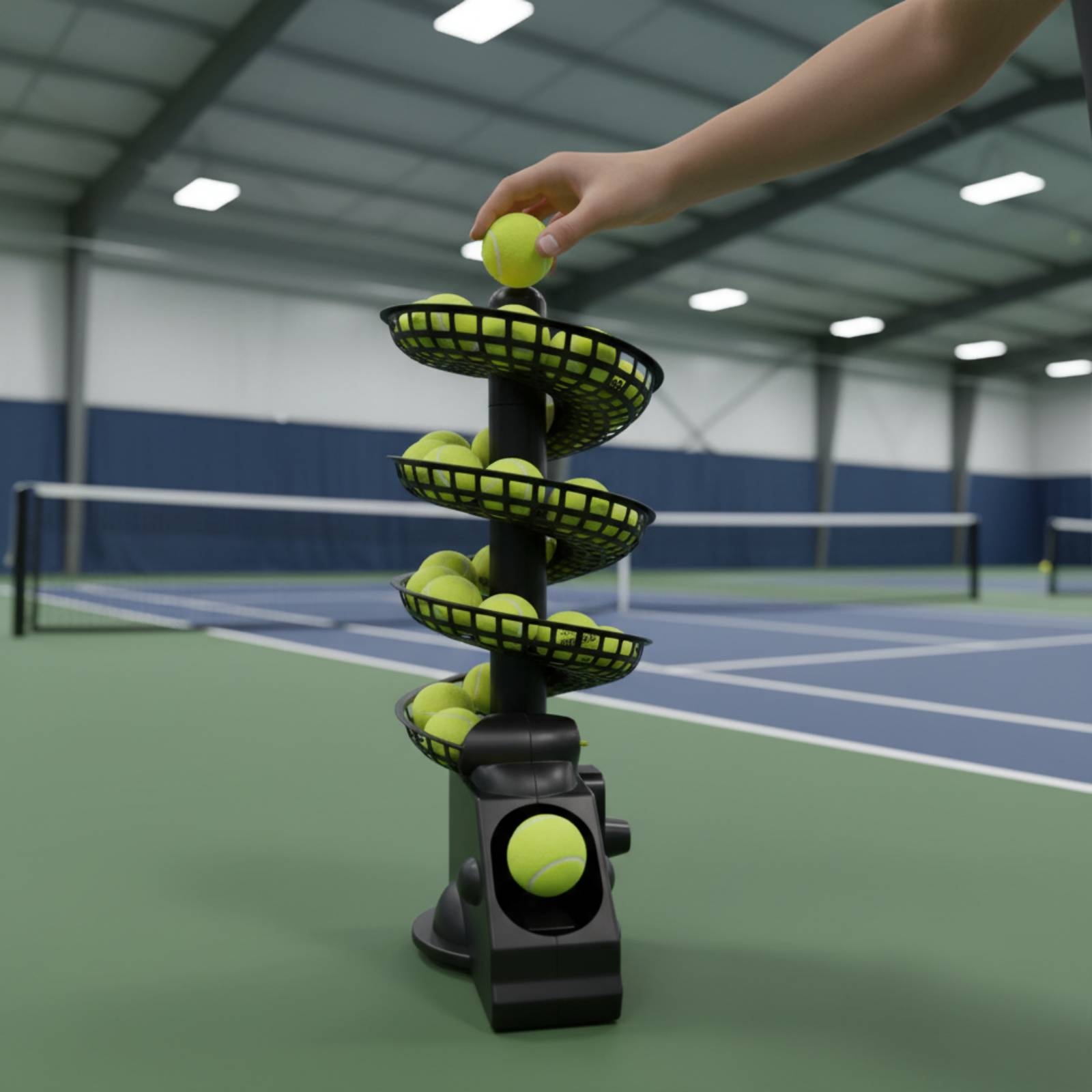 เครื่องยิงลูกเทนนิสแบบพกพา ปรั - Sports Equipment Tennis บทวิจารณ์และราคา