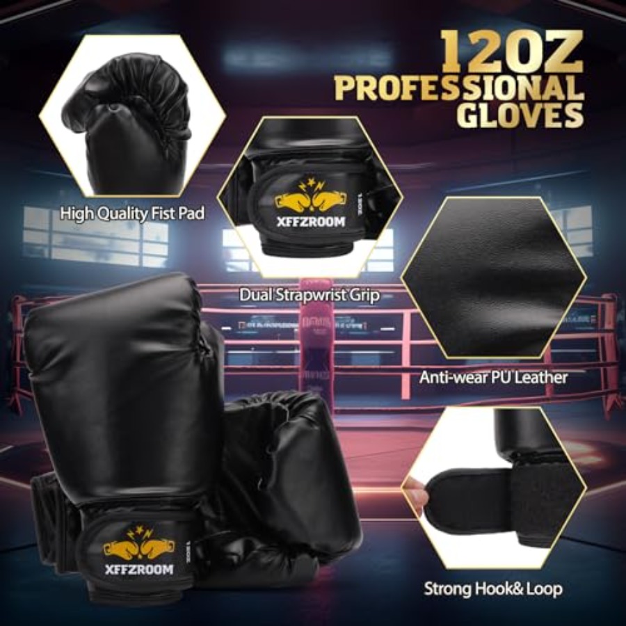 กระสอบทรายสำหรับผู้ใหญ่ ขนาด 4 - Boxing Glove Set บทวิจารณ์และราคา