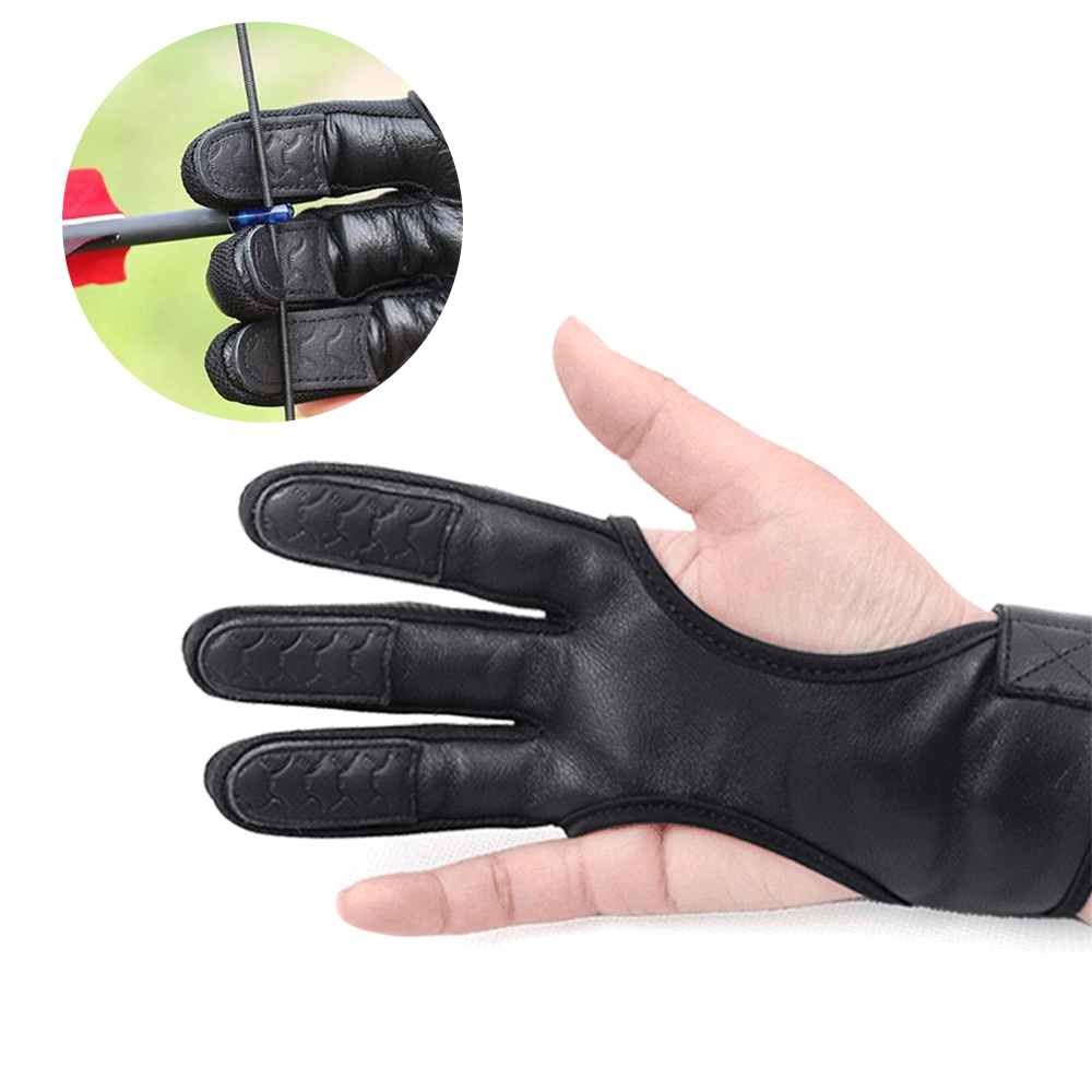 ยิงธนูมืออาชีพสามนิ้วถุงมือหนั - Archery Target Face บทวิจารณ์และราคา