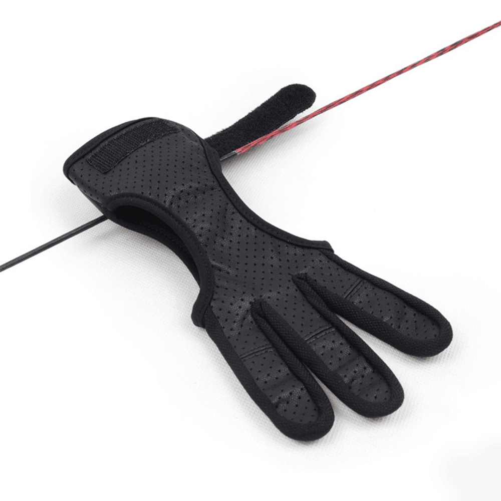 ยิงธนูมืออาชีพสามนิ้วถุงมือหนั - Archery Target Face บทวิจารณ์และราคา