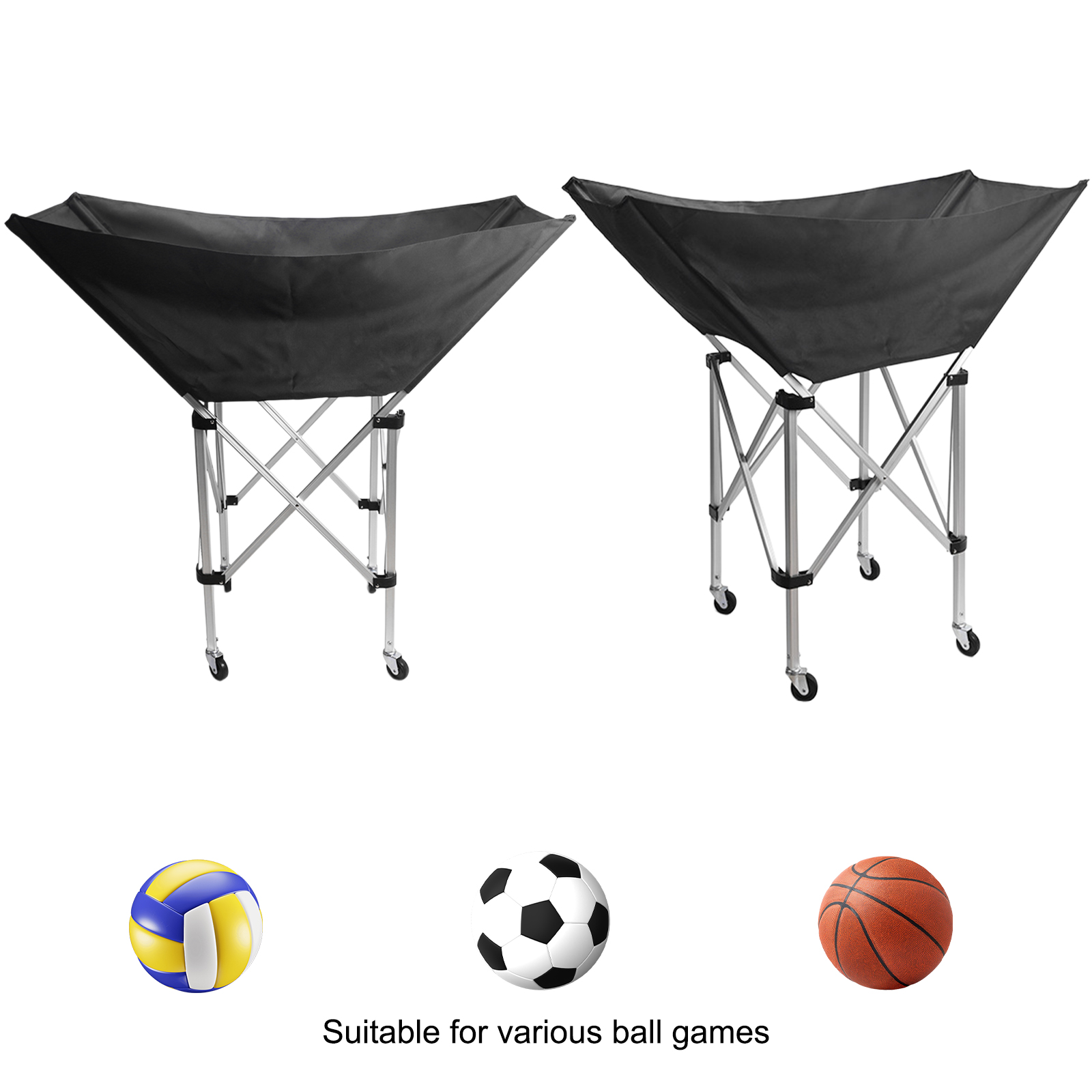 รถเข็นลูกบอลแบบพับได้พร้อมกระเ - Xin Sports Equipment บทวิจารณ์และราคา